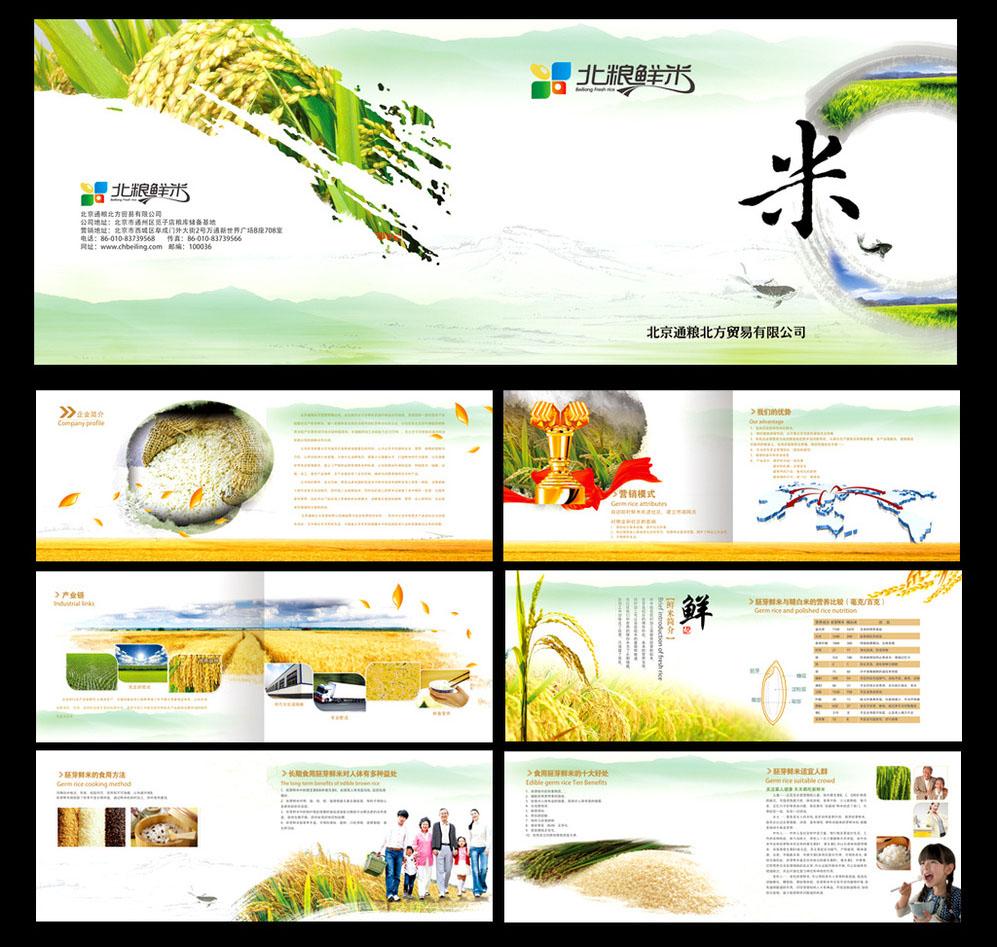 圖冊(cè)排版設(shè)計(jì)    農(nóng)業(yè)產(chǎn)品畫(huà)冊(cè)設(shè)計(jì),大米畫(huà)冊(cè)設(shè)計(jì)，大米宣傳冊(cè)設(shè)計(jì)