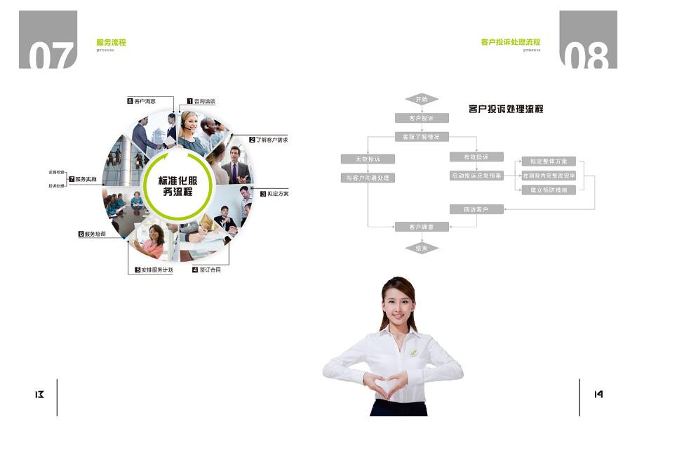 清潔服務行業(yè)畫冊設計案例欣賞